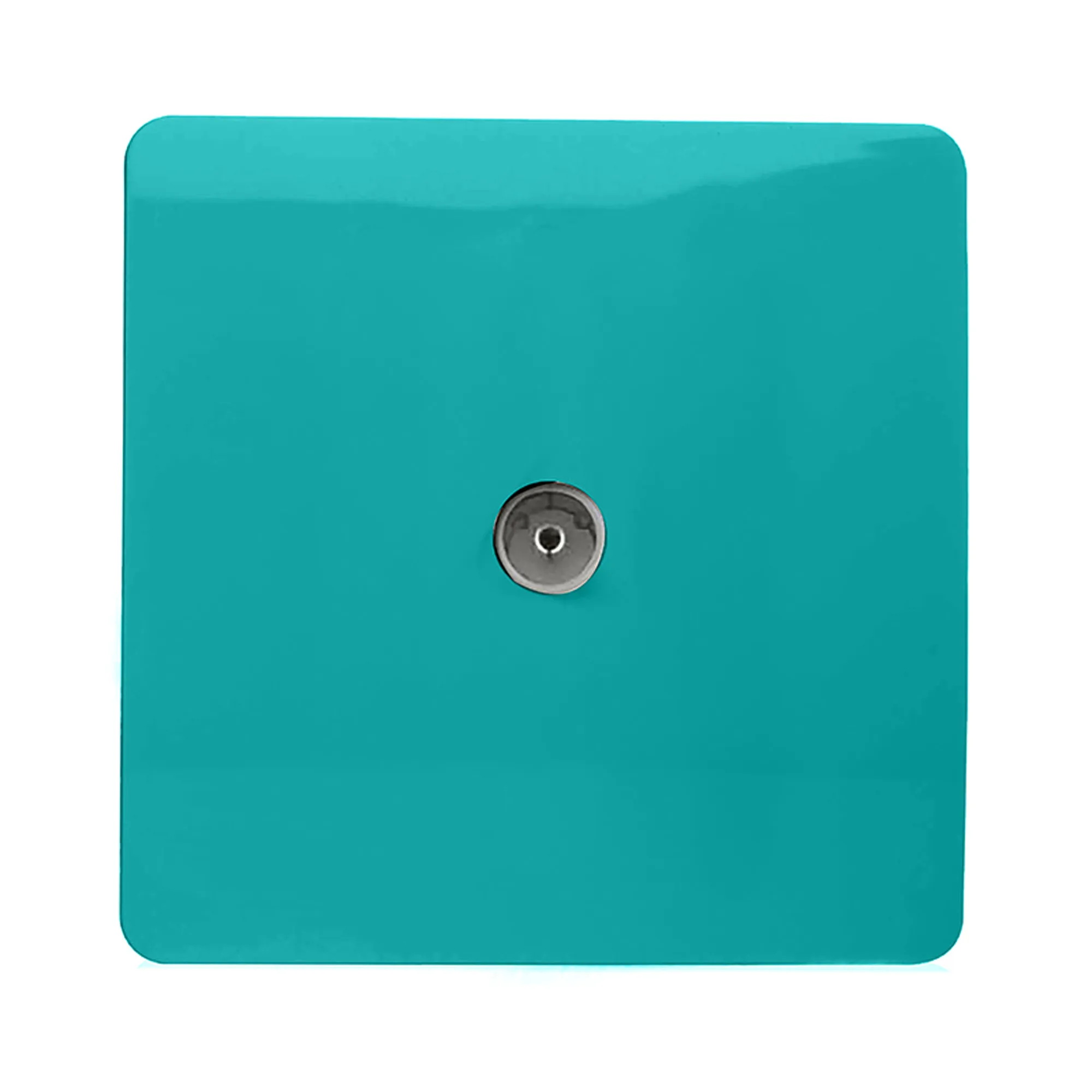 Bright Teal Wiring Accessories Trendi Decorative Screwless